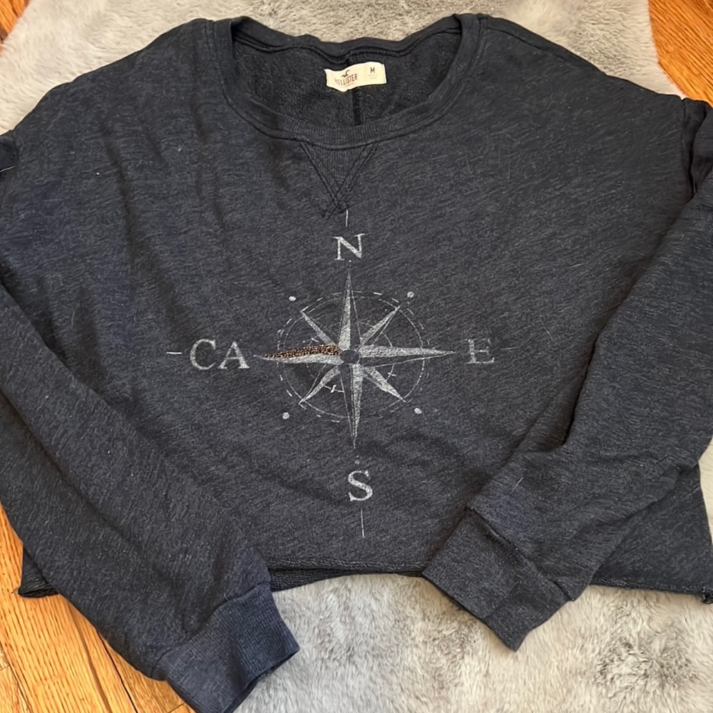 Hollister cropped sweater